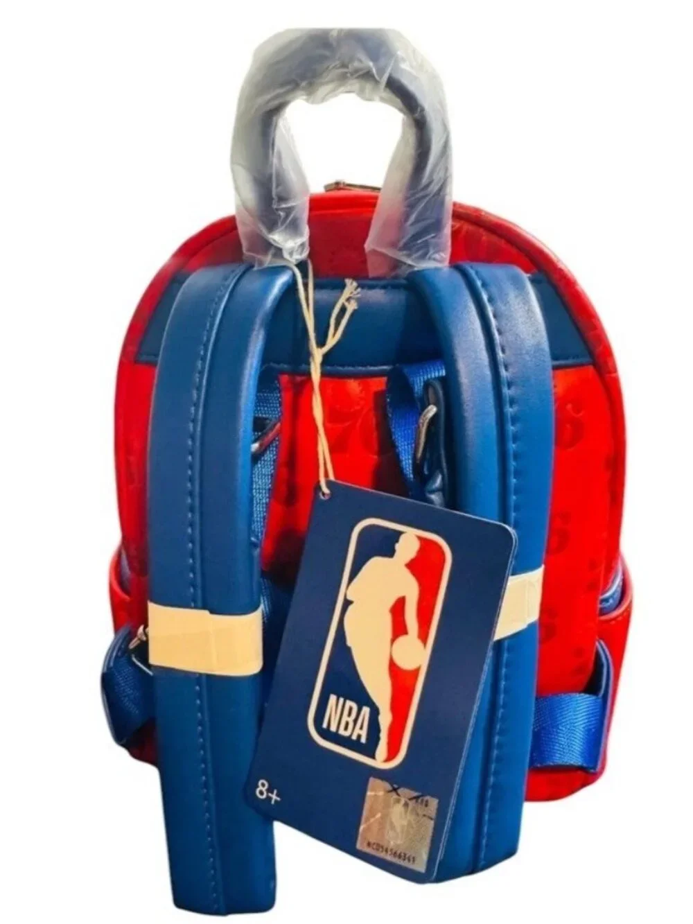 Loungefly NBA Philadelphia 76ers Mini Debossed Backpack Basketball NWT